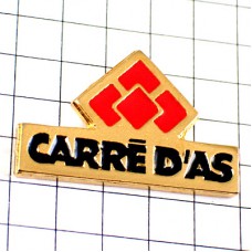 ピンバッジ・赤い四角お買得ピンバッジ CARRE-D-AS