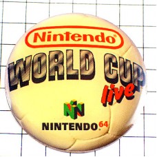 ピンバッジ・任天堂ワールドカップ中継ニンテンドーＮボール球 NINTENDO WORLD-CUP NINTENDO-64