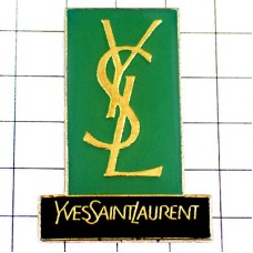 ピンバッジ・イヴサンローラン香水ＹＳＬ YVES-SAINT-LAURENT