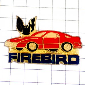 ピンバッジ・ファイヤーバード赤い車ポンティアックGM PONTIAC-FIREBIRD PONTIAC USA