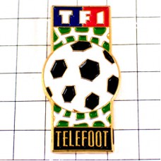 ピンバッジ・サッカーボール球/TF1番組テレビ局