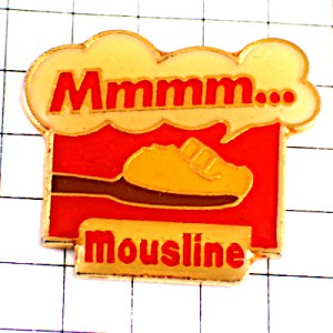 ピンバッジ・お惣菜スプーン一杯 MOUSLINE