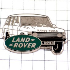 ピンバッジ・ランドローバー車ディフェンダー白 ROVER RANGE-ROVER LAND-ROVER ENGLAND