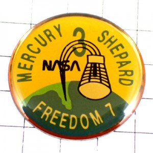 ピンバッジ・マーキュリー計画NASA宇宙スペースシャトル/USA MERCURY