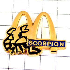 ピンバッジ・マクドナルドＭ星占い蠍座さそり座 MC-DONALDS SCORPIO