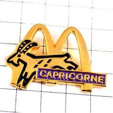 ピンバッジ・マクドナルドＭ星占い山羊座やぎ座