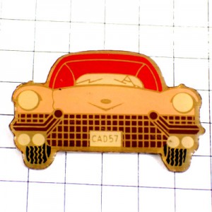 ピンバッジ・ピンク色キャディラック車GM PINK-CADILLAC ELVIS-PRESLEY CAD57 CADILLAC USA