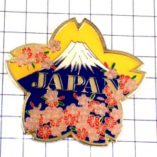 ピンバッジ・富士山ジャパン桜の花