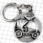 キーホルダー・シェル石油アンティークカー車 SHELL ENGLAND