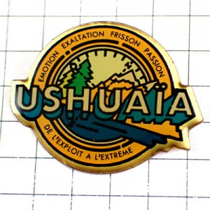 ピンバッジ・ウシュアイア山アルゼンチン南米 USHUAIA ARGENTINA SOUTH-AMERICA