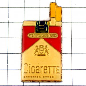 ピンバッジ・タバコたばこ紙パック入り煙草 MARLBORO CICARETTE CIGARETTE