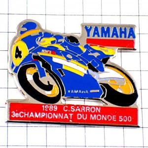 ピンバッジ・ヤマハYAMAHAオートバイ二輪バイク４番