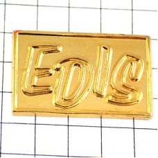 ピンバッジ・金色ゴールドのEDIS