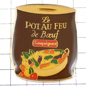 ピンバッジ・ビーフのポトフー缶詰 SAUPIQUET POT-AU-FEU