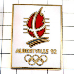 ピンバッジ・アルベールビル五輪オリンピック冬季1992年ビンテージ中古品 SAVOIE ALBERTVILLE-1992 FRANCE