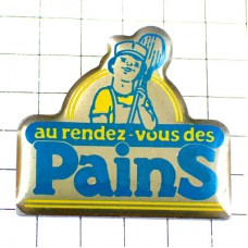 ピンバッジ・パン屋さん窯入れの道具 PAINS BOULANGER FRANCE