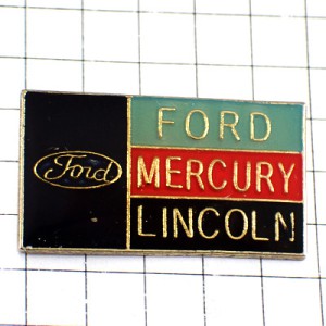 ピンバッジ・フォード車マーキュリーリンカーン/USAアメ車 FORD MERCURY LINCOLN USA