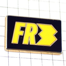 ピンバッジ・数字FR３チャンネル黄色テレビ局 FRANCE3 FRANCE