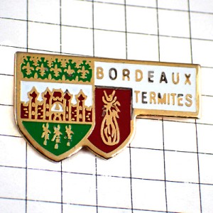 ピンバッジ・ボルドー紋章ワインぶどう酒 BORDEAUX FRANCE