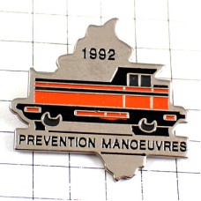 ピンバッジ・フランス国有鉄道1992年 SNCF PREVENTION MANOEUVRES FRANCE