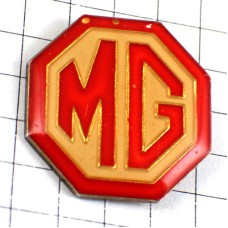 ピンバッジ・ＭＧエンブレム英国車イギリス六角形 MG-MOTORS ENGLAND