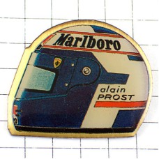 ピンバッジ・ヘルメットF1アランプロスト車レーサー FERRARI ALAIN-PROST HELMET