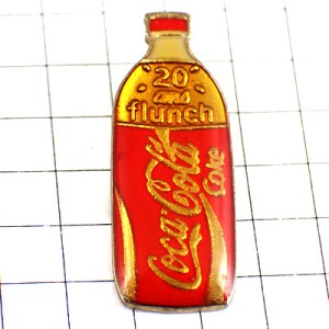 ピンバッジ・コカコーラ小さい瓶 COCA-COLA