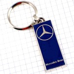 キーホルダー・メルセデスベンツ車ブルー紺色 MERCEDES-BENZ GERMANY