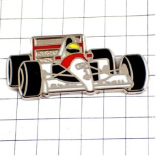 ピンバッジ・アイルトンセナF1ホンダ車