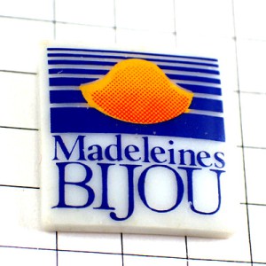 ピンバッジ・マドレーヌ宝石のお菓子 MADELEINES-BIJOU