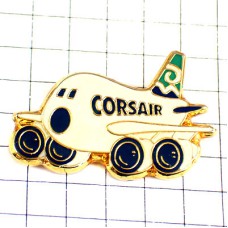 ピンバッジ・コルセール航空の飛行機 CORSAIR