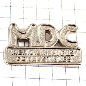 ピンバッジ・ＭＤＣシルバー銀色文字