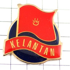 ピンバッジ・クランタン州旗マレーシア国 KELANTAN MALAYSIA FLAG