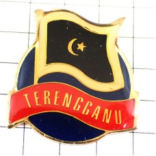 ピンバッジ・トレンガヌ州マレーシア国 TERENGGANU MALAYSIA FLAG