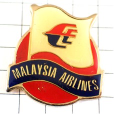 ピンバッジ・マレーシア航空エアライン旗 MALAYSIA-AIRLINES FLAG