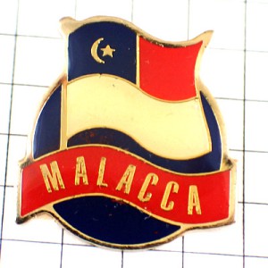 ピンバッジ・ムラカ州旗マレーシア国 MALACCA MALAYSIA FLAG