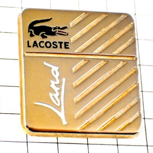 ピンバッジ・ラコステ香水みどりワニ鰐 LACOSTE LACOSTE-LAND