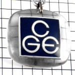 キーホルダー・ＣＧＥ銀色文字ブルボン社製