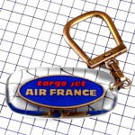 キーホルダー・エールフランス航空ペリカン鳥カーゴジェット貨物 AIR-FRANCE FRANCE