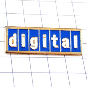 ピンバッジ・ディジタル社コンピュータ企業アメリカ/USA DIGITAL DIGITAL-EQUIPMENT