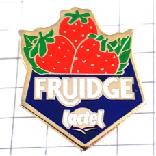 ピンバッジ・フルーツいちご果物ストロベリー苺 FRUIDGE LACTEL STRAWBERRY YOGURT