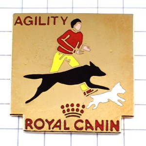 ピンバッジ・アジリティ犬ドッグレース障害物競走 AGILITY ROYAL-CANIN FRANCE