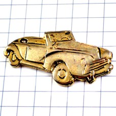 ピンバッジ・金色ゴールド車オープンカー