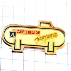 ピンバッジ・エアリキード社プロパンガス白い容器 AIR-LIQUIDE FRANCE