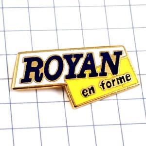 ロワイヤンお買得ピンバッジ ROYAN FRANCE