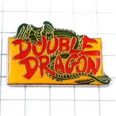 ピンバッジ・ドラゴン竜グリーン緑の龍 DOUBLE-DRAGON YOSHIHISA-KISHIMOTO NINTENDO