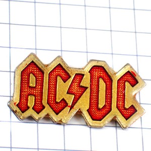 ピンバッジ・AC/DCオーストラリア豪州ヘビメタ音楽