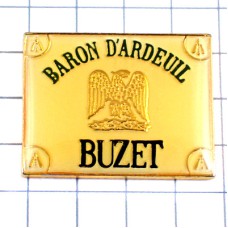 ピンバッジ・ビュゼのワイン葡萄酒ワシ鷲イーグル鳥 BUZET BARON-D-ARDEUIL FRANCE