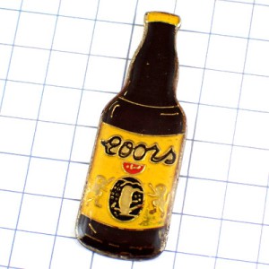 クアーズ酒ビール瓶お買得ピンバッジ316550