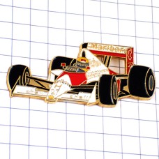 ピンバッジ・アイルトンセナF1ホンダの車レースカー